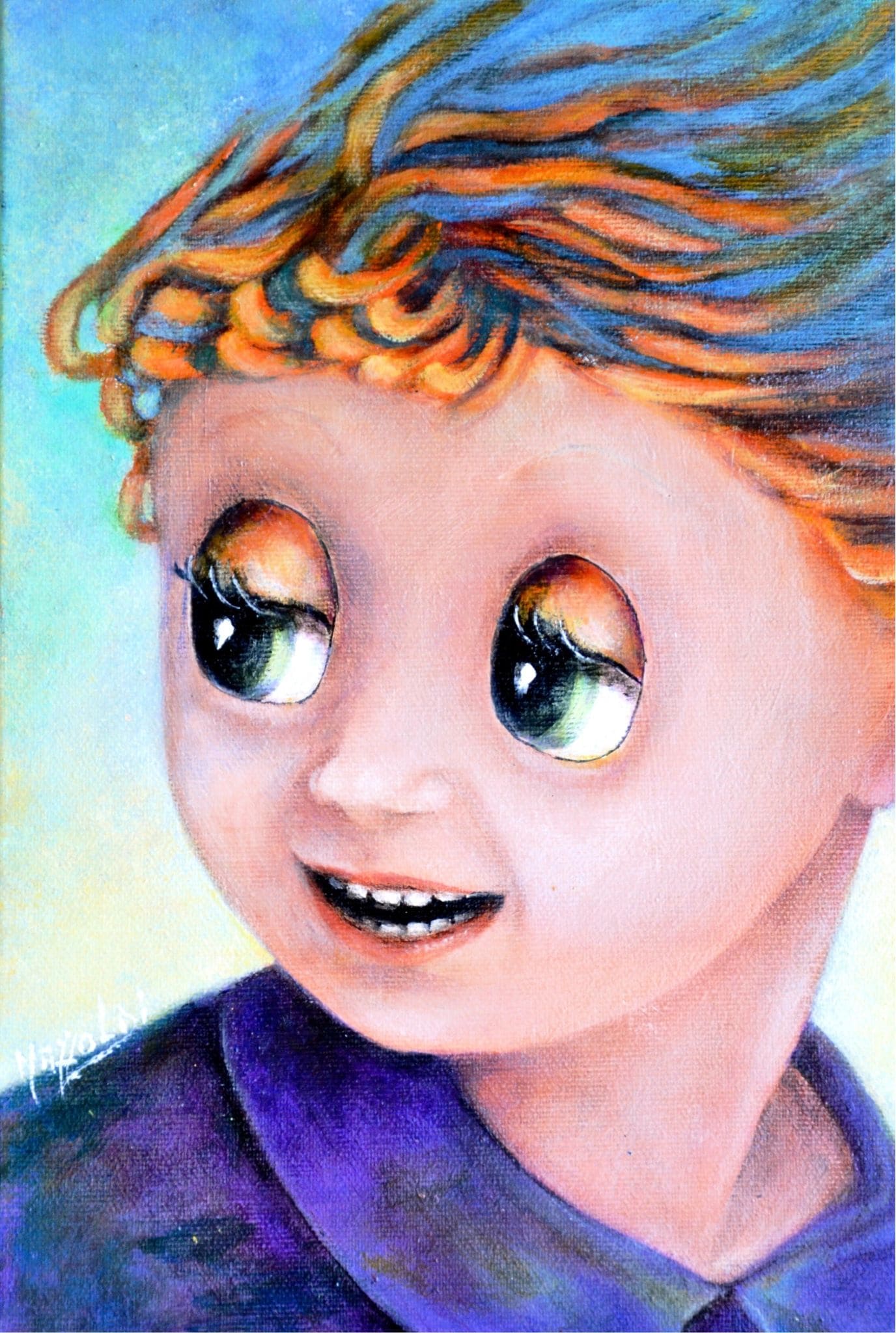 Chloe — Aurora Mazzoldi, acrilico su tela — 20x30 cm