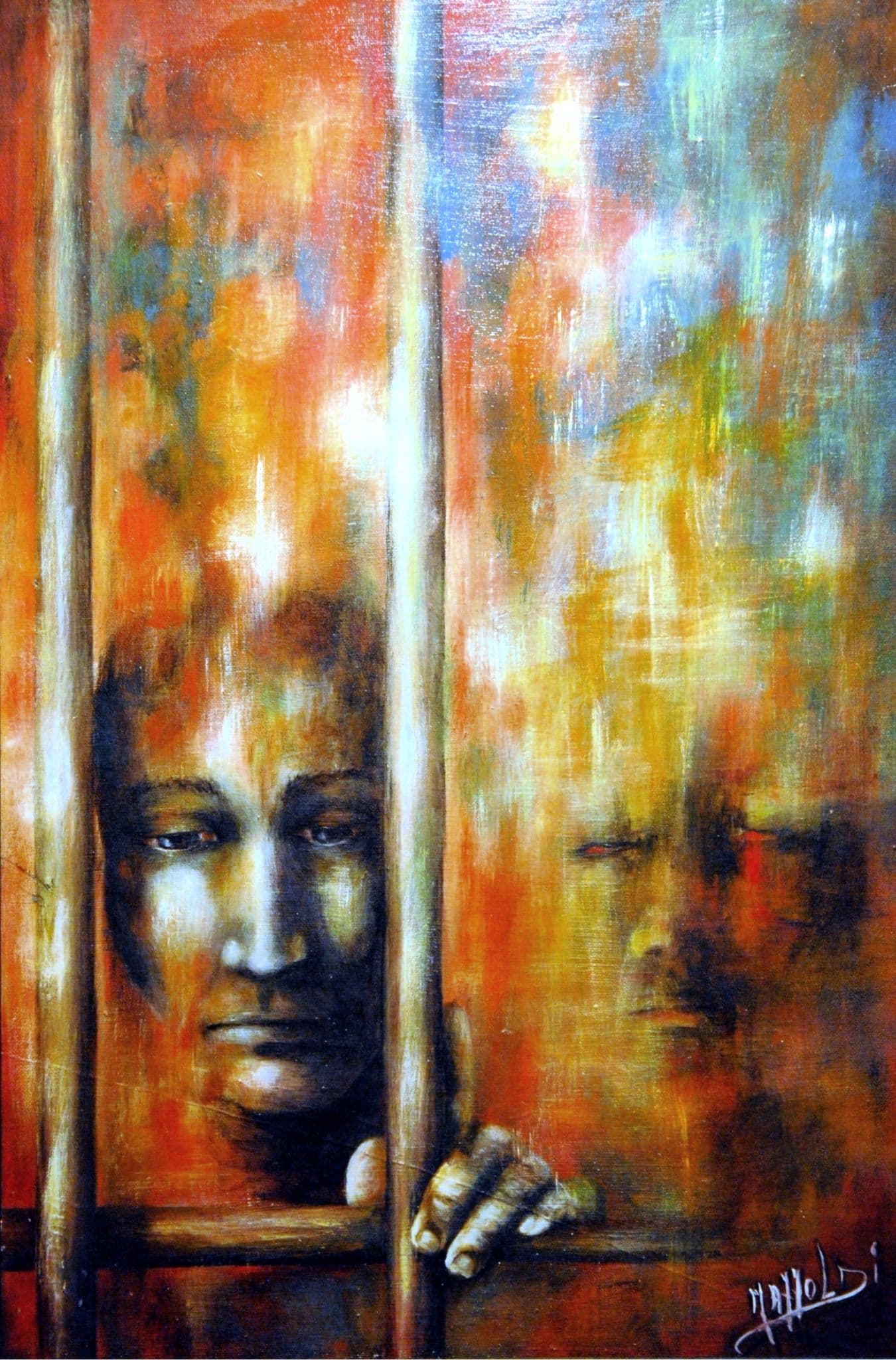 Depressione — Aurora Mazzoldi, acrilico su pannello telato — 40x60 cm
