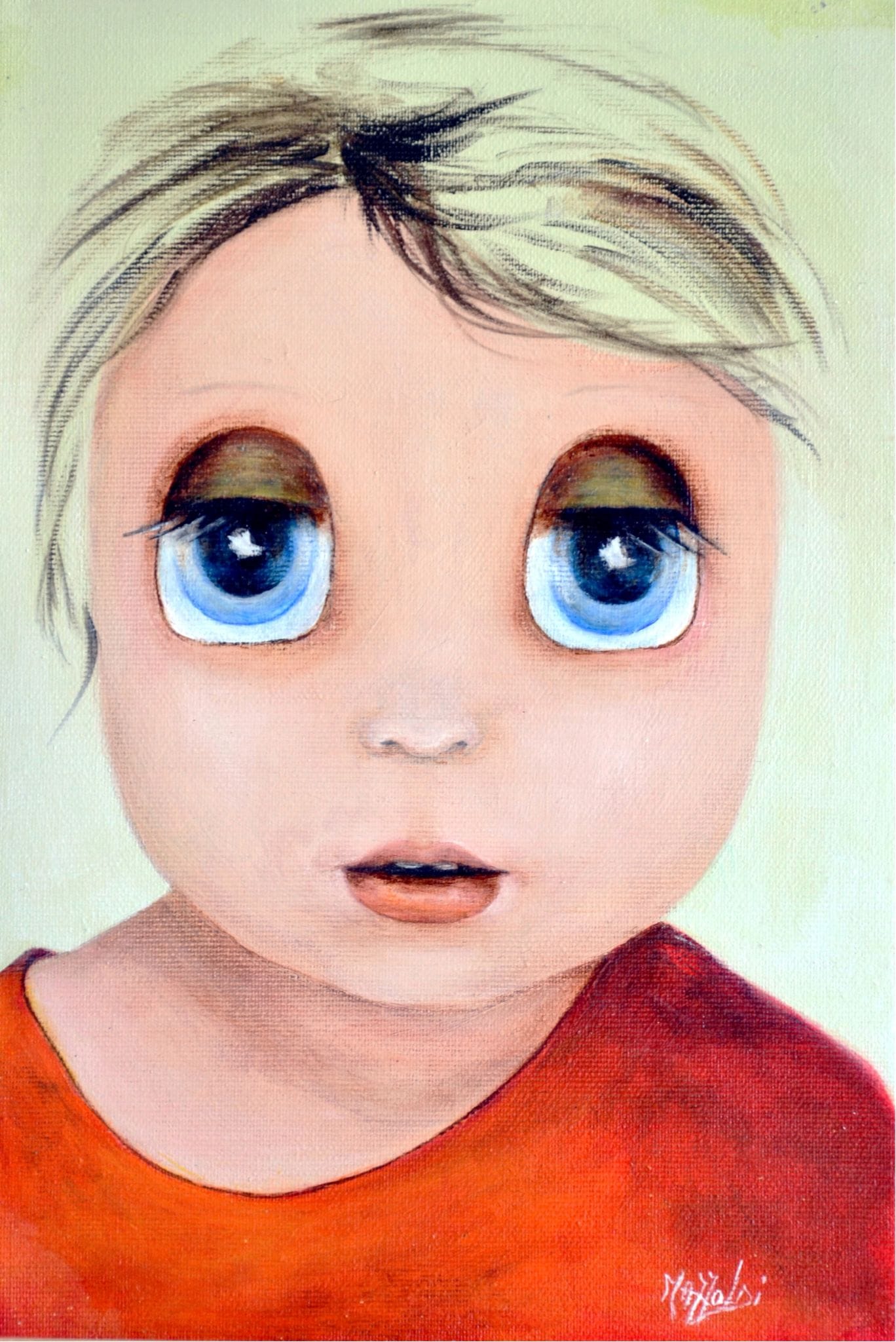 Jane — Aurora Mazzoldi, acrilico su tela — 20x30 cm