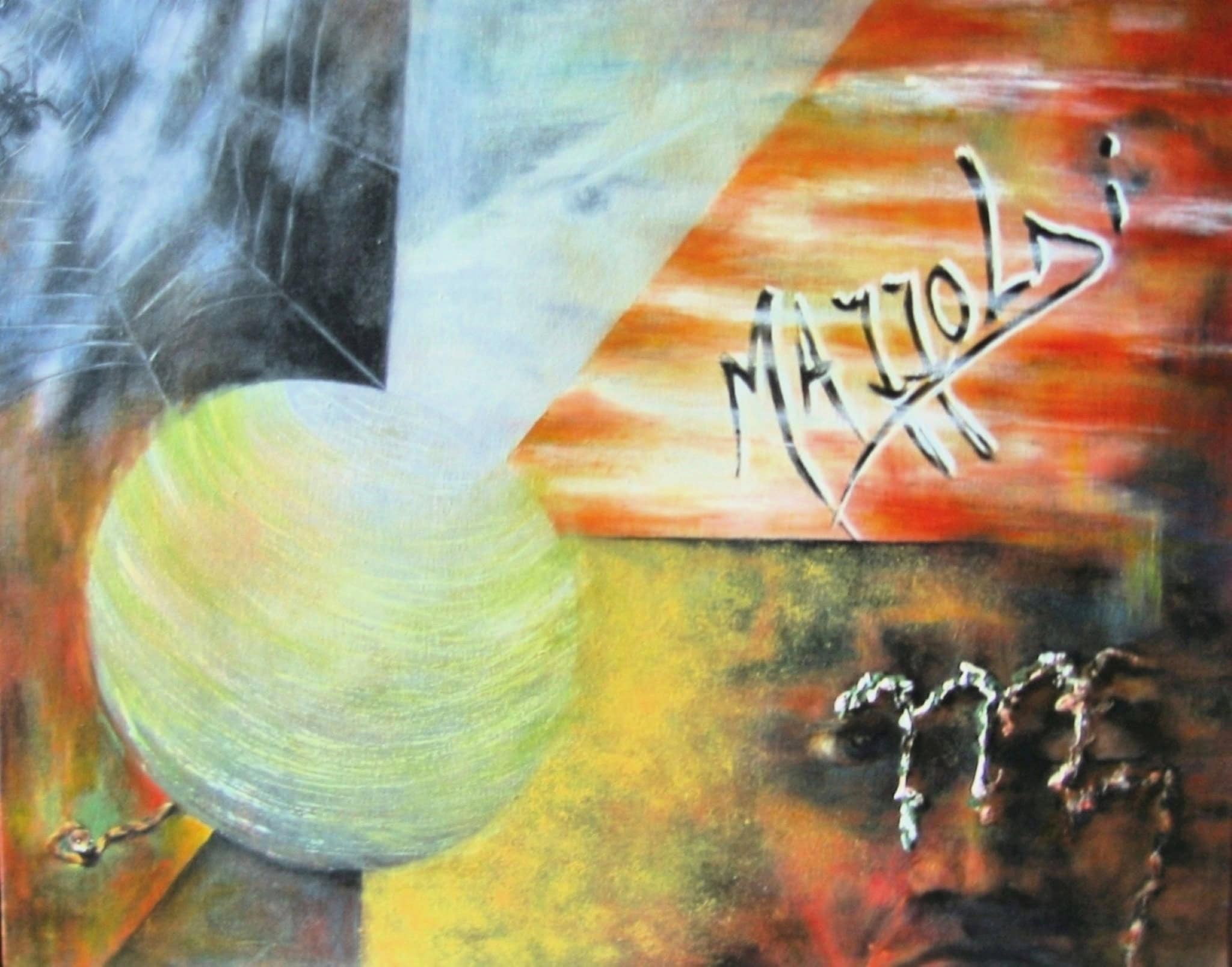 La Camera degli Specchi — Aurora Mazzoldi, acrilico su tela — 60x50 cm