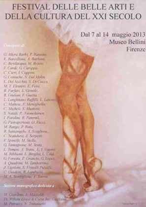Manifesto Festival delle Belle Arti — Museo Bellini — Firenze (2013) — Museo Bellini —…