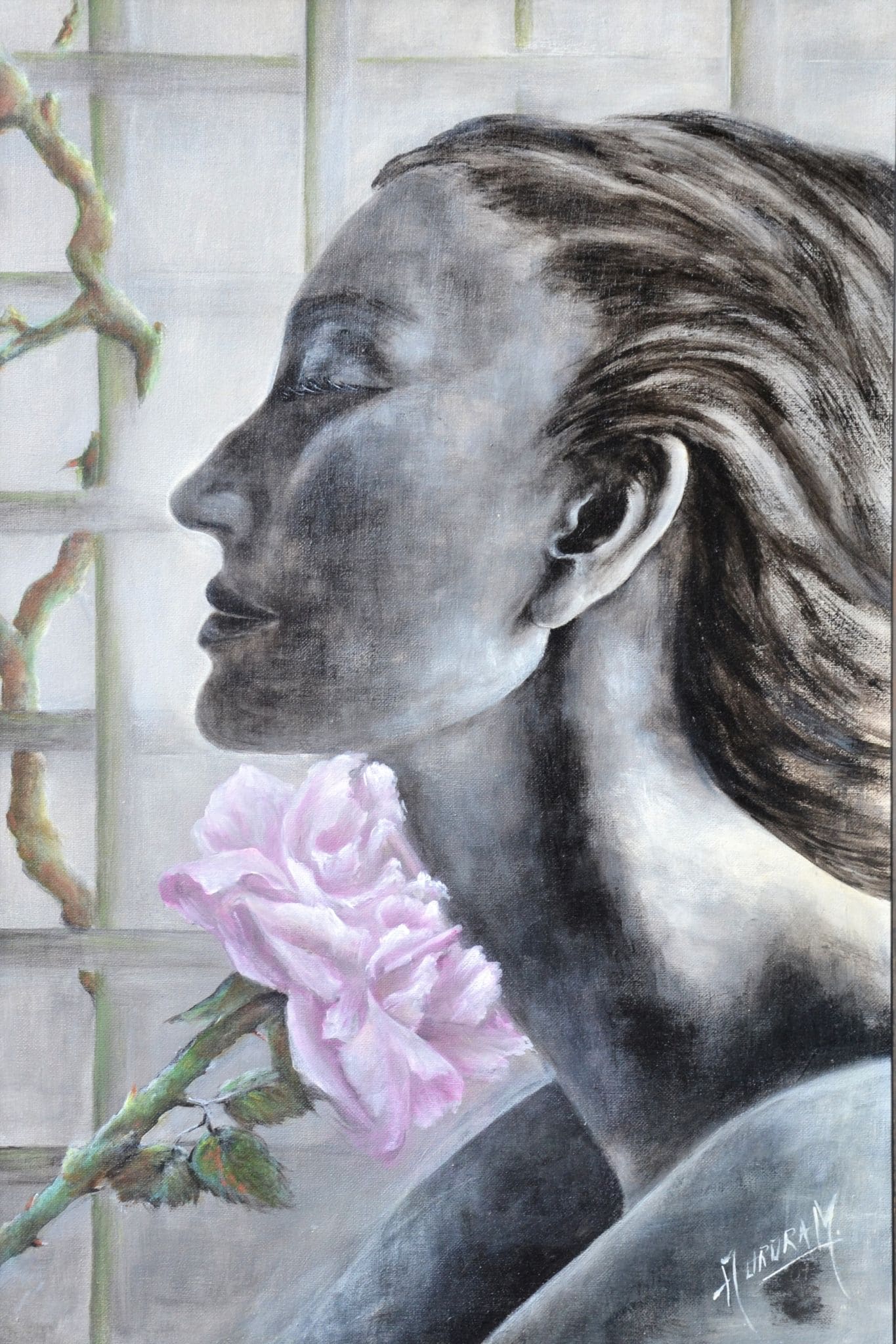 Profumi — Aurora Mazzoldi, acrilico su pannello telato — 40x60 cm