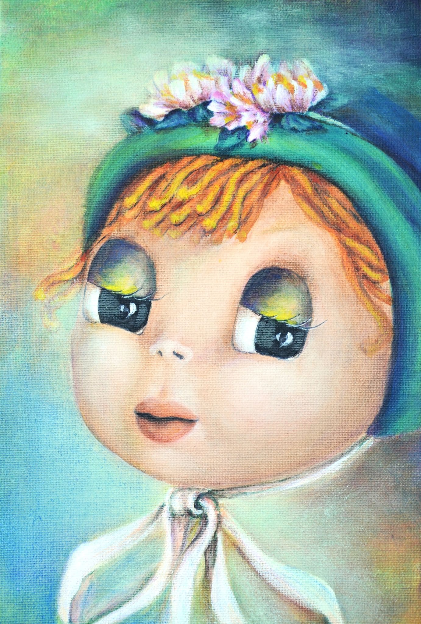 Sophie — Aurora Mazzoldi, acrilico su tela — 20x30 cm
