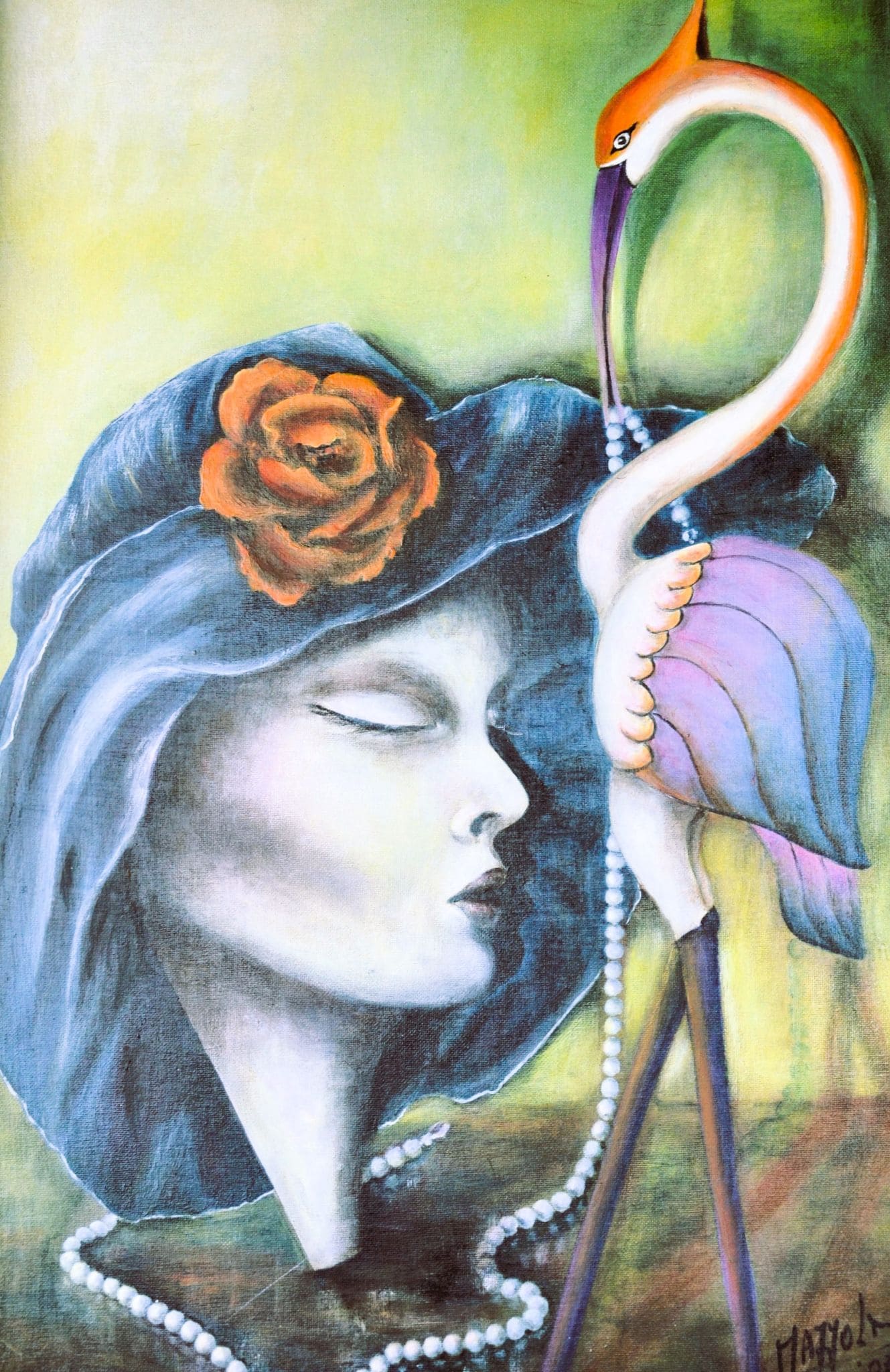 Vanità — Aurora Mazzoldi, acrilico su pannello telato — 40x60 cm