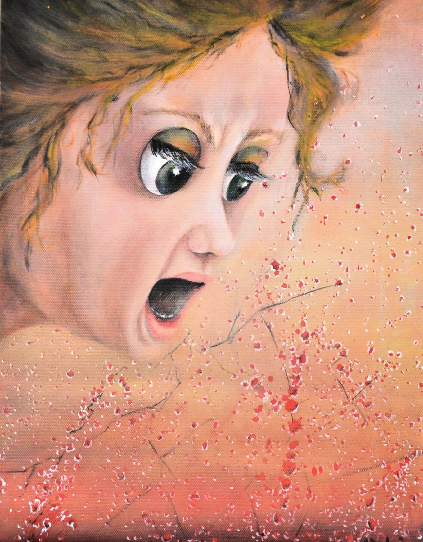 Veemenza — Aurora Mazzoldi, acrilico su pannello telato — 30x40 cm